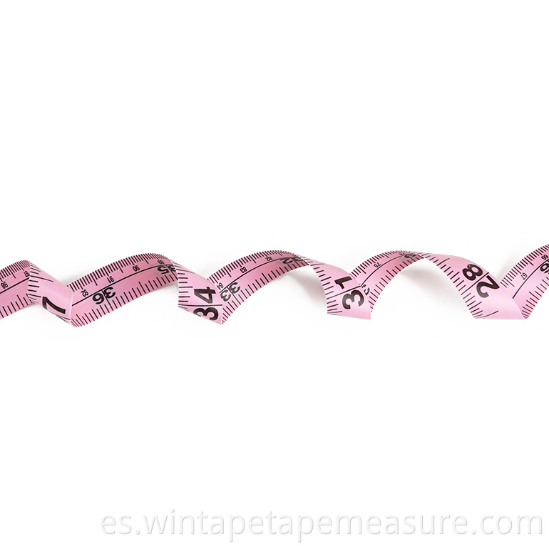 Cinta métrica promocional de la medida del tamaño del sujetador en tienda rosada de 99 centavos
